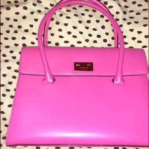 Kate Spade bright pink satchel